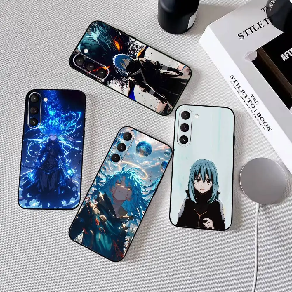 

R-Rimuru T-Tempest Slime Phone Case Black Silicone Soft For Samsung Galaxy A73,A72,A71,A70,A53,A52,A51