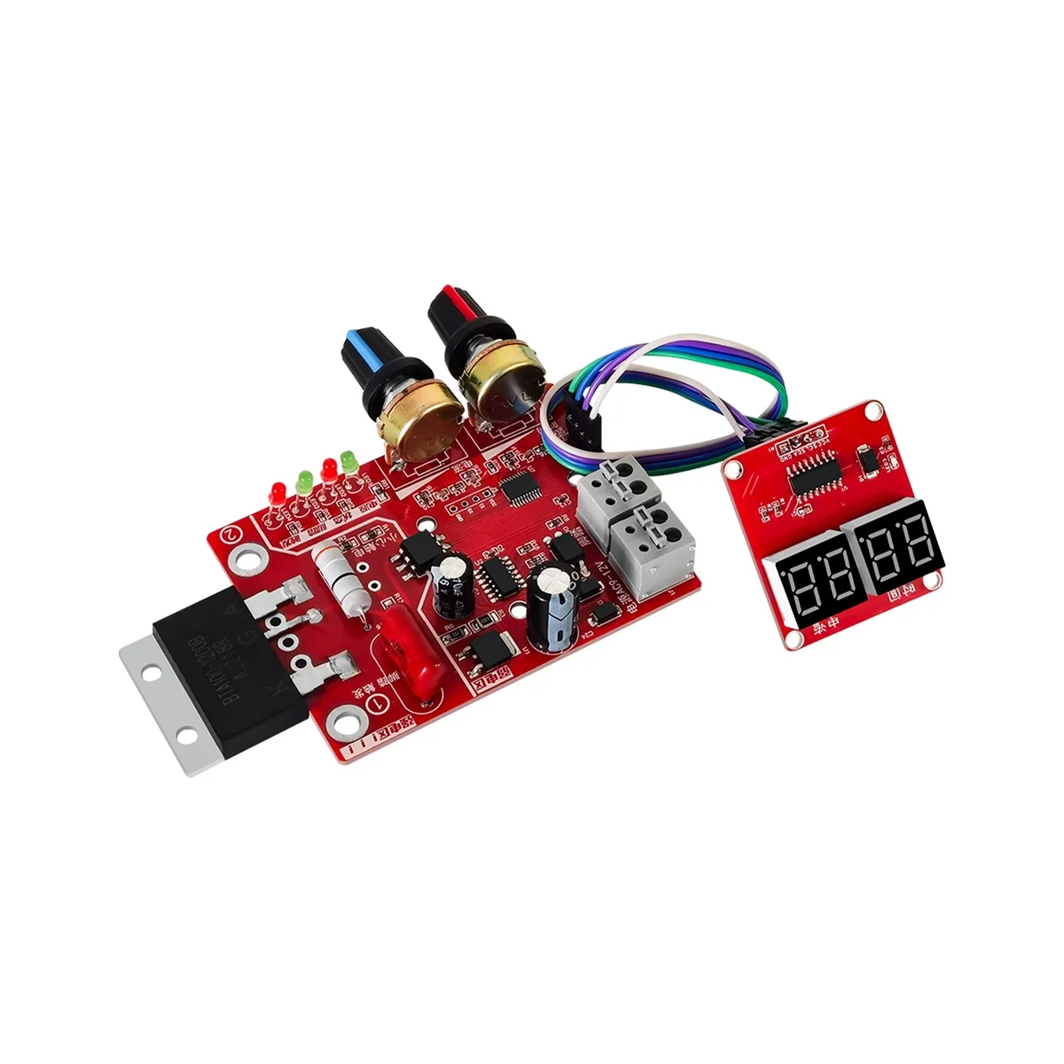 NY-D01 Spot Welding Machine Control Board Regulating Time and Current Digital Display DIY Control Board (40A)