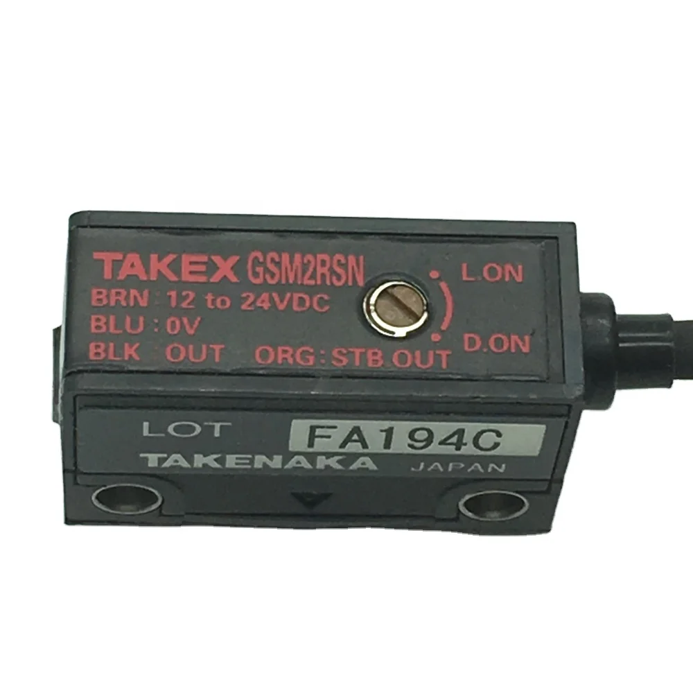 

Takex NPN GSM2RSN Photo Sensor IP67 12-24V DC Detecting Distance 0.01-2m Polarized Retroreflective Theory for Takex