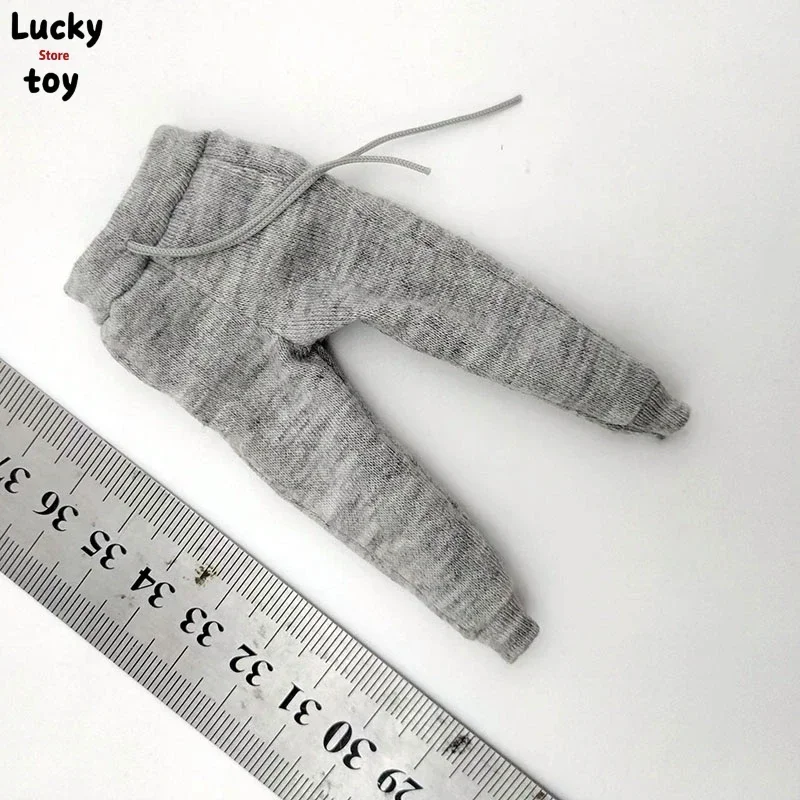 

Grey 1/12 Scale Sweatpants Male Soldier Pants Fit for 6in Action Figure Doll Toys accessory