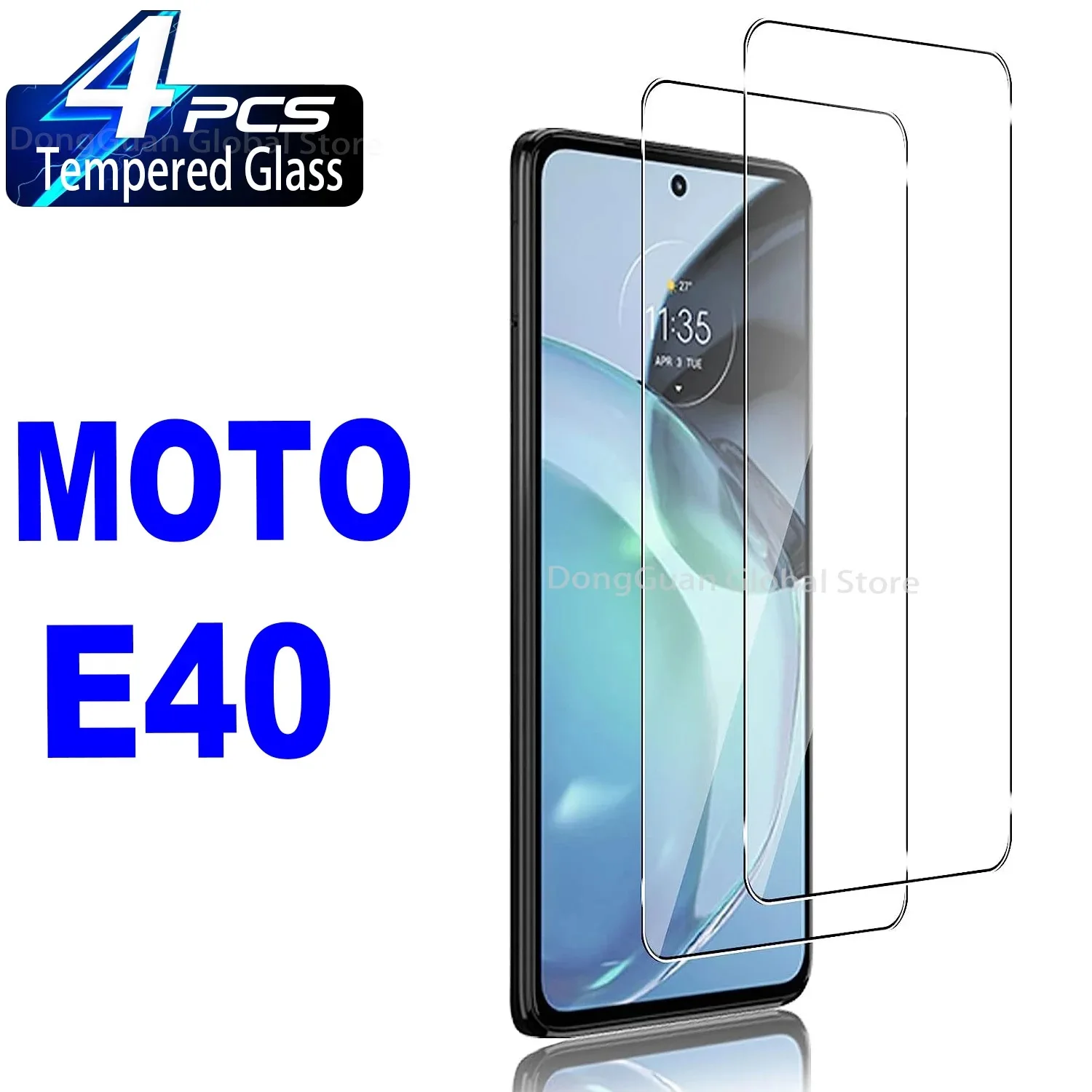 2/4Pcs Tempered For Motorola Moto E40 E32 E32s E22 E22s E20 E30 G34 G14 G54 G04 G64 G04S G84 Screen Protector Glass Film