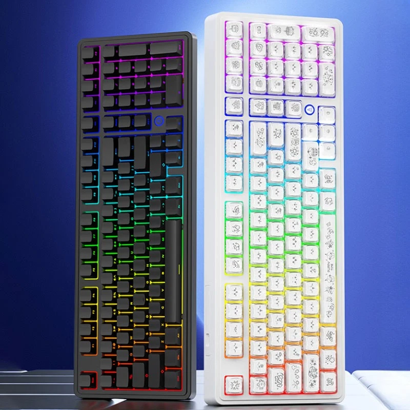 Механическая клавиатура AJAZZ AK980 MAX V2 с магнитными переключателями, 97 клавиш, с возможностью горячей замены, профессиональная, для киберспорта, FPS, Valorant
