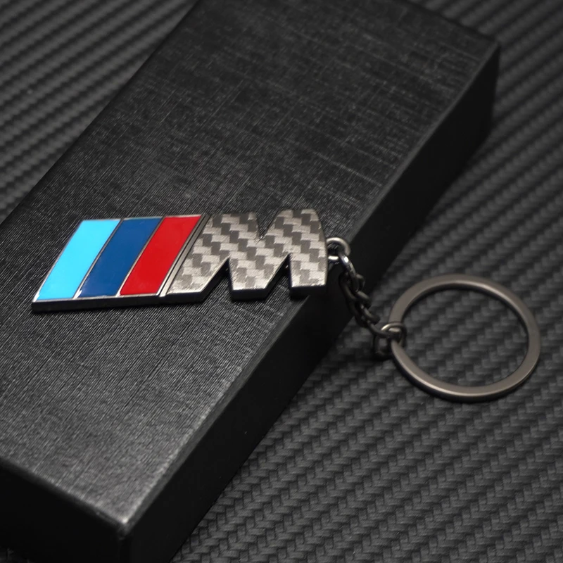 Porte-clés emblème de voiture pour BMW M, pendentif en métal 3D, porte-clés pour BMW M3 M5 M Power, accessoires de décoration automobile
