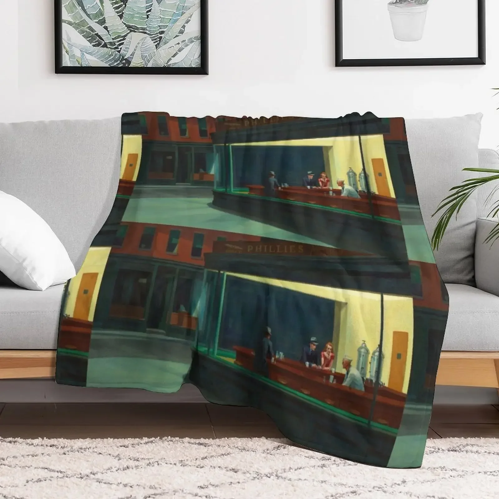 

Nighthawks Throw Blanket cosplay anime Single Blankets