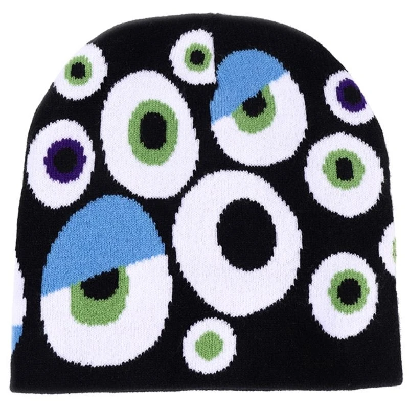 Warm Knit Beanie Hat Kids Caps Halloween Theme Knitted Caps Winter Hats