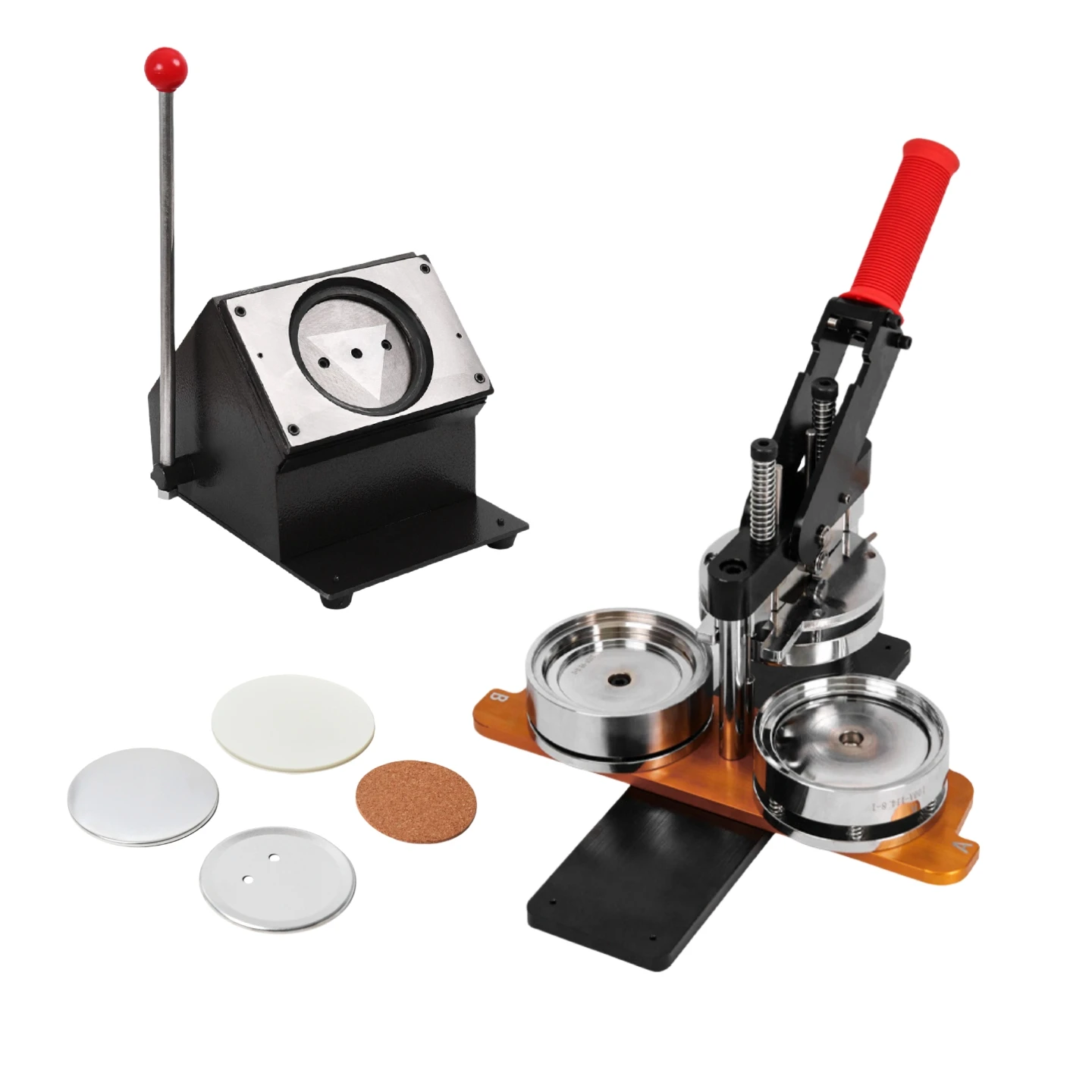 

100mm Circular Emblem Machine Tinplate Refrigerator Sticker Cup Pad Metal Emblem Machine Cutting Knife 1000 Of Blank Materials