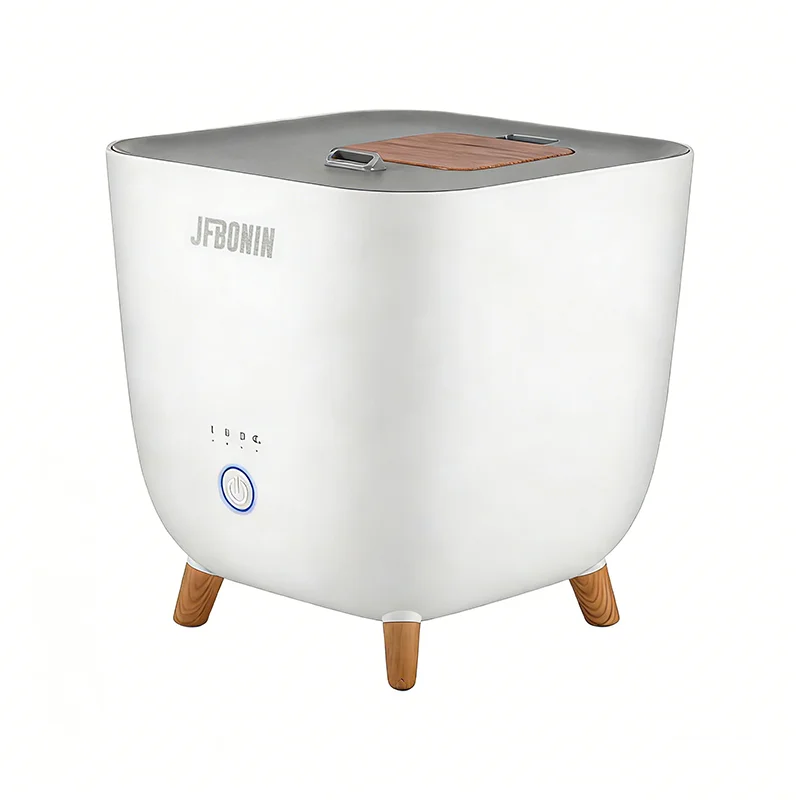 JFBONIN 2,5-Liter-Ultraschall-Luftbefeuchter mit Holzmaserung, leicht zu reinigen, ideal als Begleiter für Klimaanlagen, Ultraschall-Wassernebel-Diffusor für Wohnungen, Büros und Studentenwohnheime.