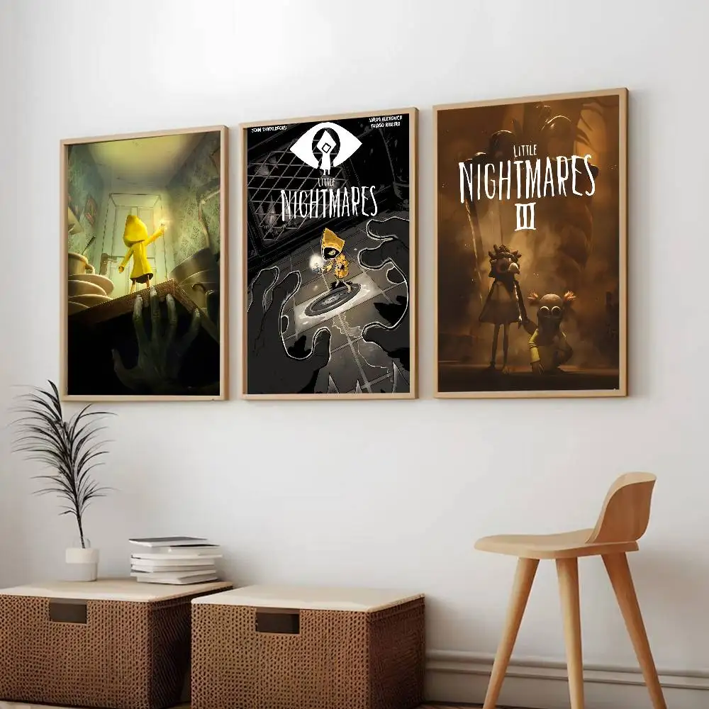 لعبة شعبية L-Little Nightmares ملصق قماش اللوحة المشارك مع المطبوعات غرفة نوم المنزل غرفة المعيشة الديكور هدية