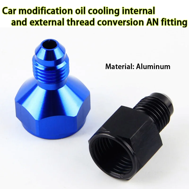 

ZK Oil Cooler Conversion Variable Diameter Joint Oil Pipe Outer Thread Connection Adapter, Male Female Conversion Screw Aluminum