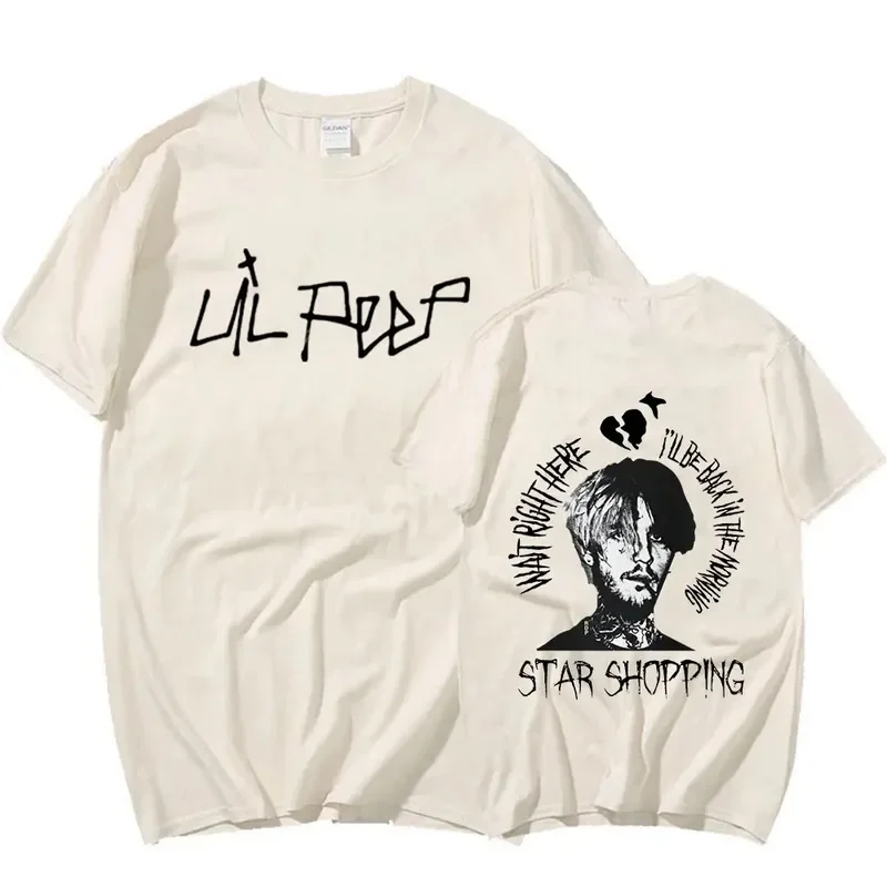 Rapper Lil Peep Cry Baby T shirt men fashion vintage hip hop oversized T-shirts unisex Harajuku aesthetic T shirts streetwear