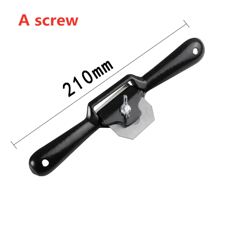 Woodworking Hand Plane Trimming Tool Wood Edge Chisel with Adjustable Screw & Replacement Blades