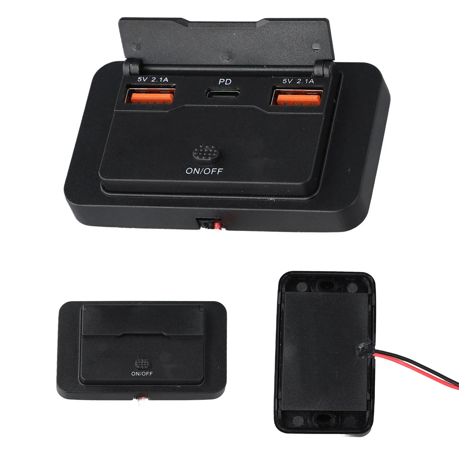 Outdoor Adventures 12V-24V Charger 3 Ports Car Usb Charger Car Charger Fast Charging Adapter Simultaneous Device Charging