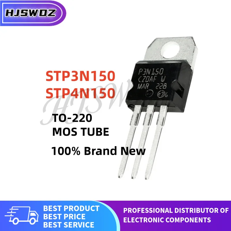 10PCS STP3N150 STP4N150 P3N150 P4N150 TO-220 MOSFET Field effect transistor 100% quality