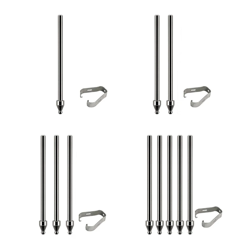 Puntas lápiz metal sólido compatibles con lápiz óptico Tab S 7/8/9 que ofrecen sensación realista y control punta fina
