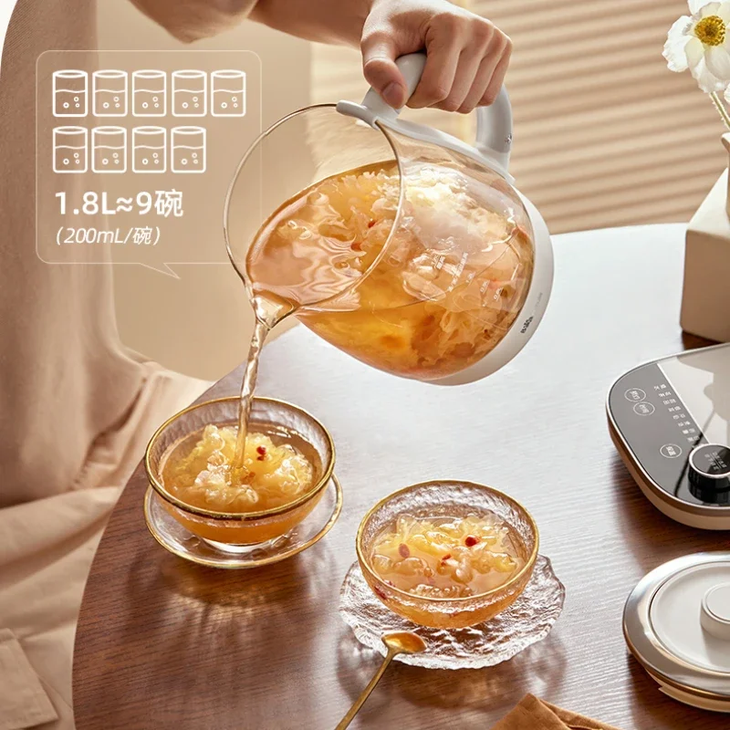 Mini Waterkoker Health Pot Household Multi-Functional Office Automatic Glass Tea Maker Making Flower Tea Boiling Kettle