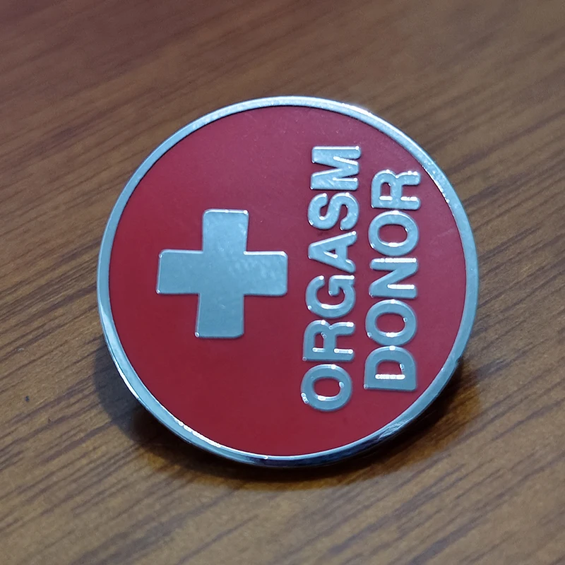 brooch ORGASM DONOR