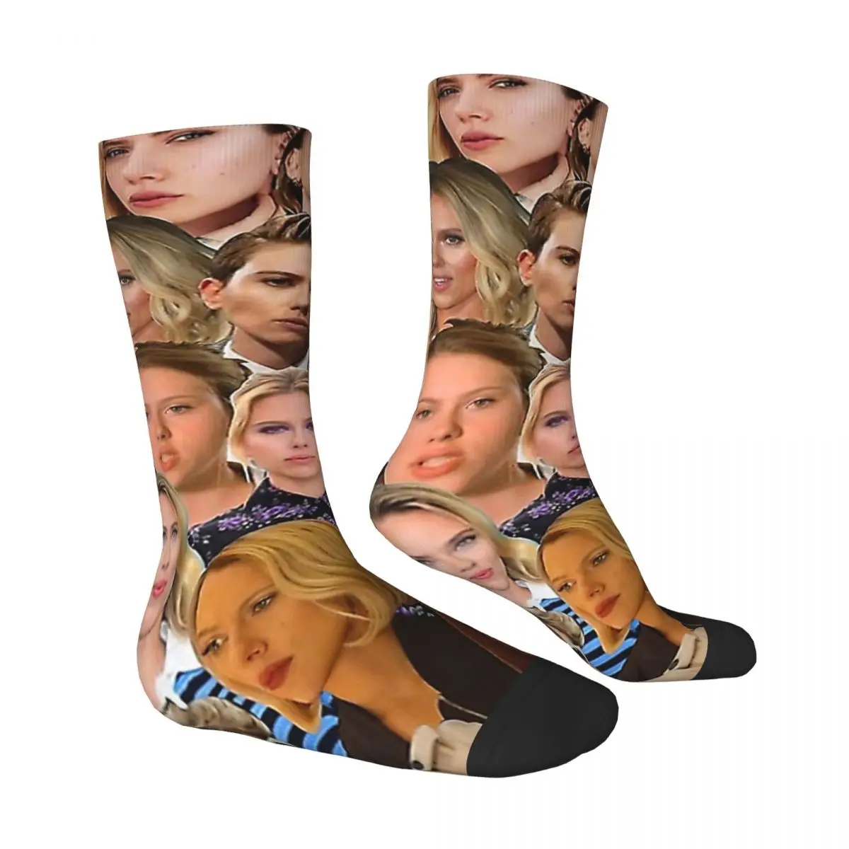 

Hot Sale Scarlett Johansson Photo Collage Adult Socks,Unisex socks,men Socks women Socks