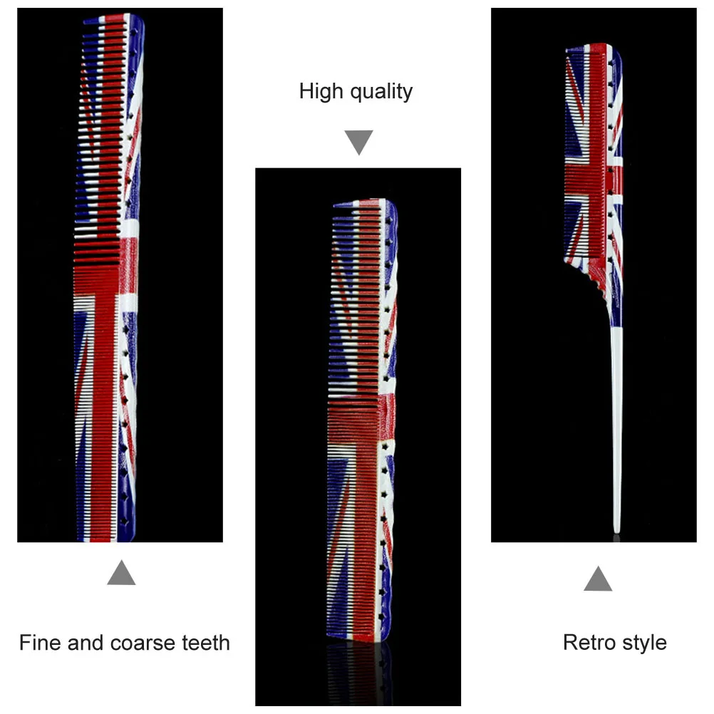

Набор из 6 радужных расчесок для всех типов волос, длинные волнистые вьющиеся или прямые распутывающие щетки, тонкие грубые расчески для салона
