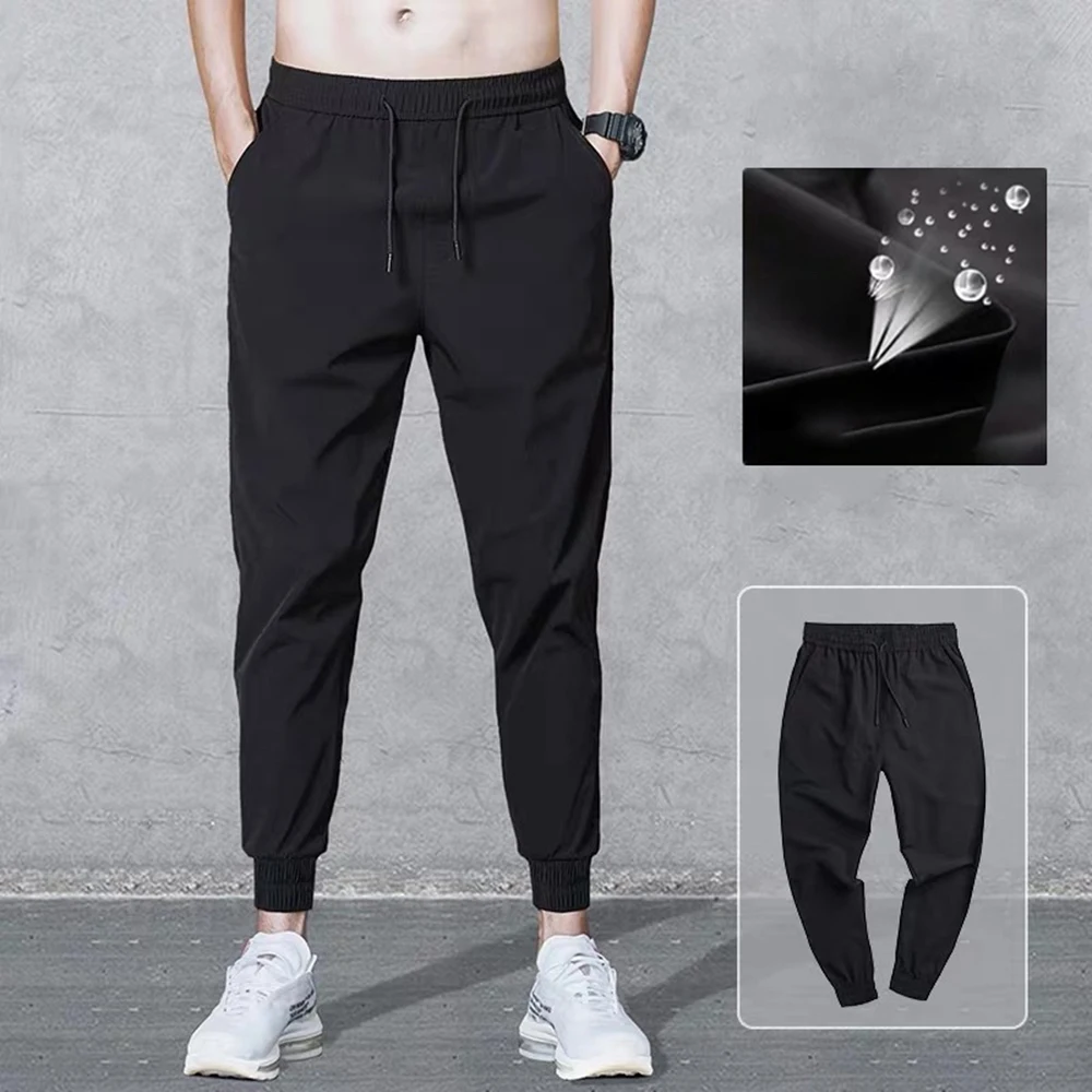 Solid Color Loose Breathable Lace Up Ankle Cinching Cropped Pants For Women Summer Vacation Beach Yoga Casual Trousers