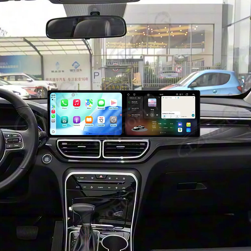 10.1 Inch Dual Screen Car Radio Android For Kia Sportage 2019 - 2021 CarPlay Multimedia Video Player Car GPS Navigation Stereo