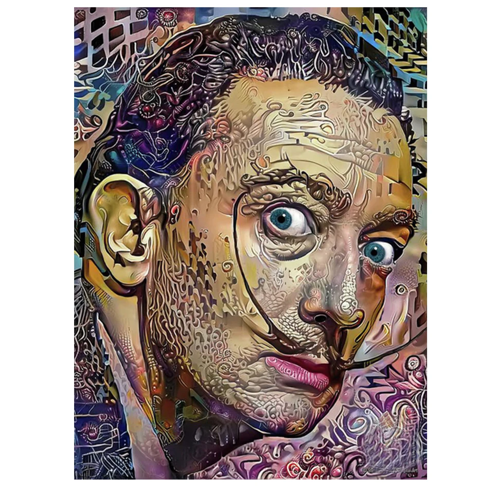 Famous Surrealism Salvador Dali  DIY 5D Diamond Painting Abstract Full Square Round Diamond Mosaic Embroidery Art Home Decor