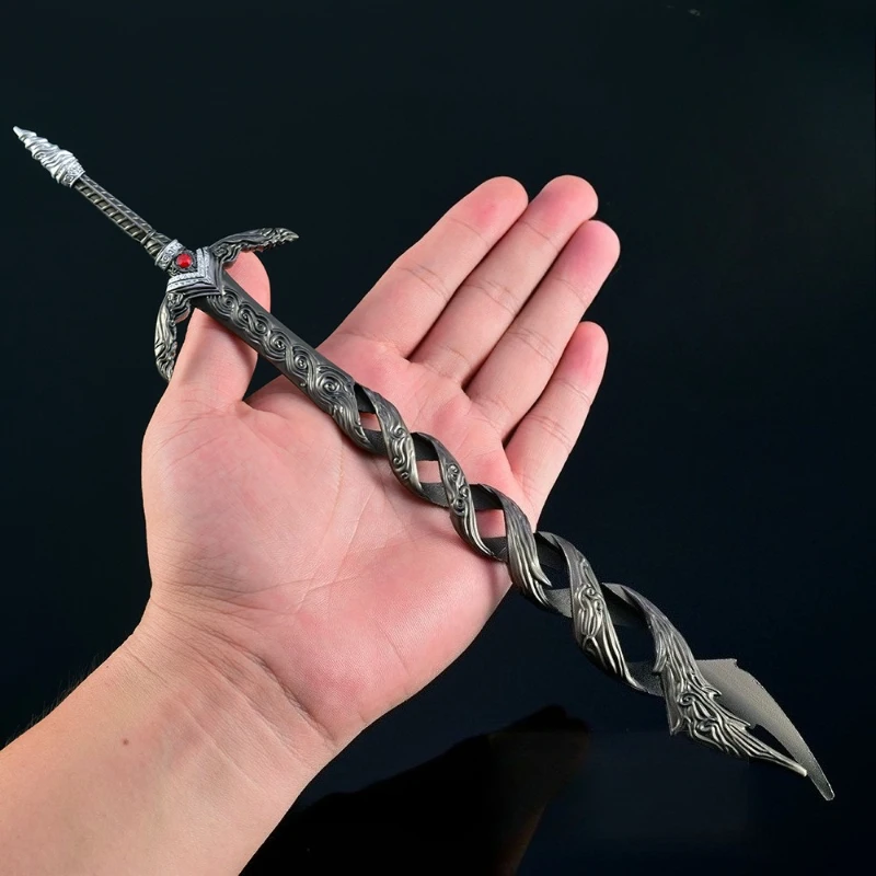 30 cm Eldenn Game Perifere Jacht Goddelijk Gebed Greatsword wapens Model Katana Speelgoed Mes Metaal Ambachten Ornamenten Cadeau voor Jongens