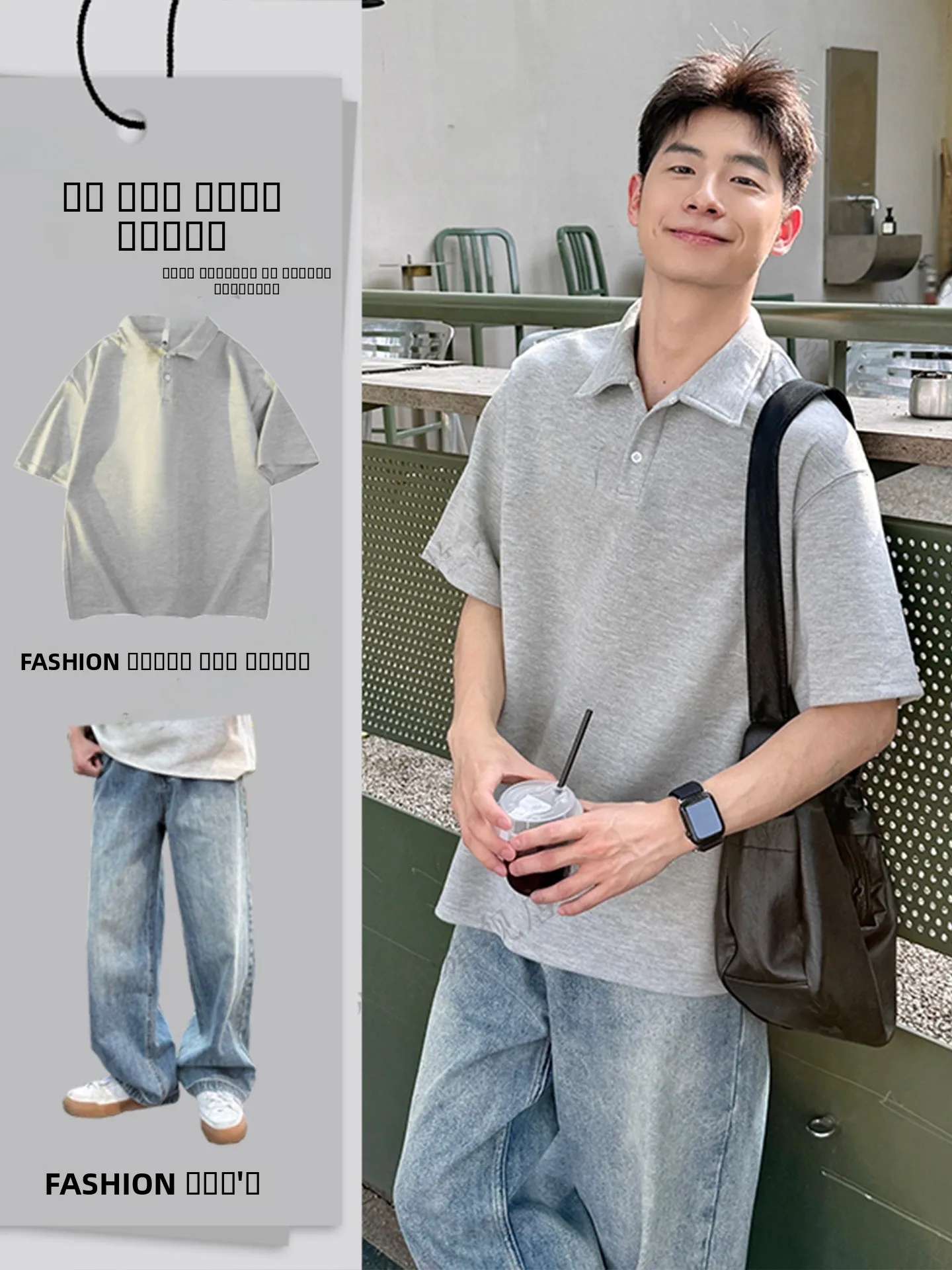 

Комплект из футболки и брюк с цветочным принтом для мальчиков в винтажном американском стиле, летняя мода, подростковая коллекция, Clete O...