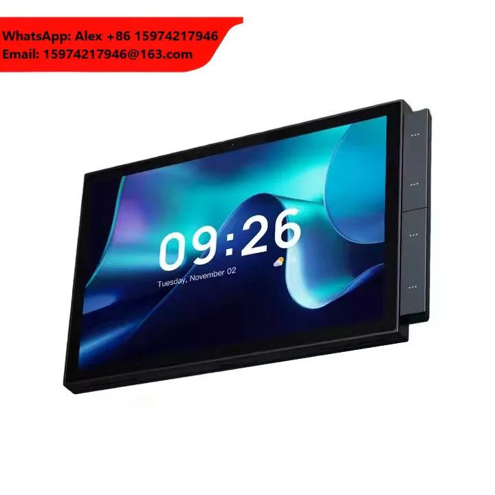 New Tuya 10.1 Inch Touch Screen Smart Control Panel Build-in Alexa Voice Control Zigbee Gateway Music Background
