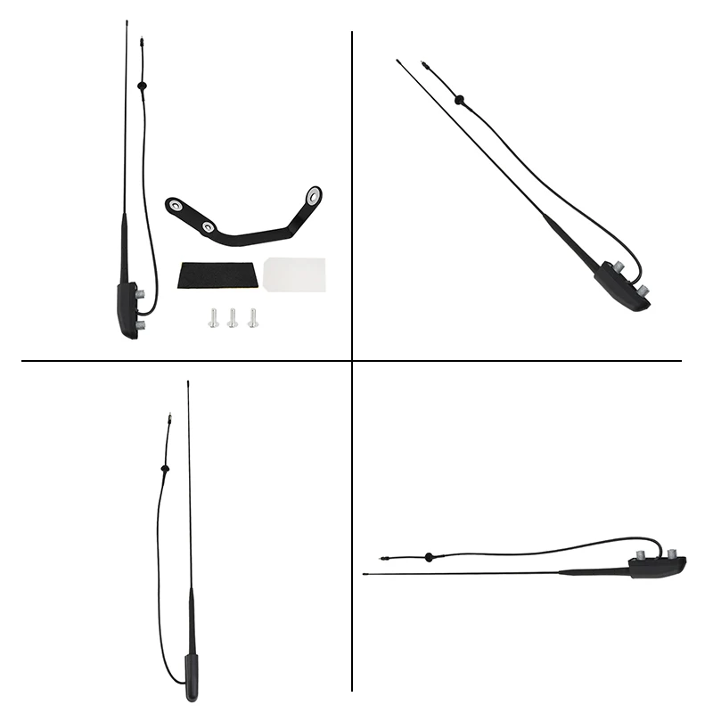 Black Motorcycle Channel Radio Antenna Base for Honda Goldwing Gold Wing 1800 GL1800 2018-2026
