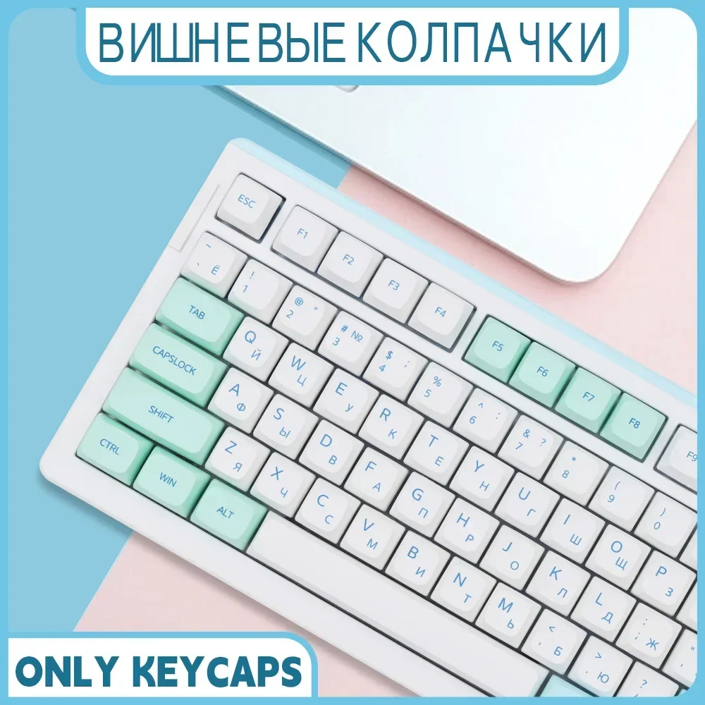 Nordic/Azerty Keycaps Pbt Keycaps Qwertz Xda Profile Iso Layout Spaanse Franse Key Caps Voor Cherry Mx Mechanisch Toetsenbord