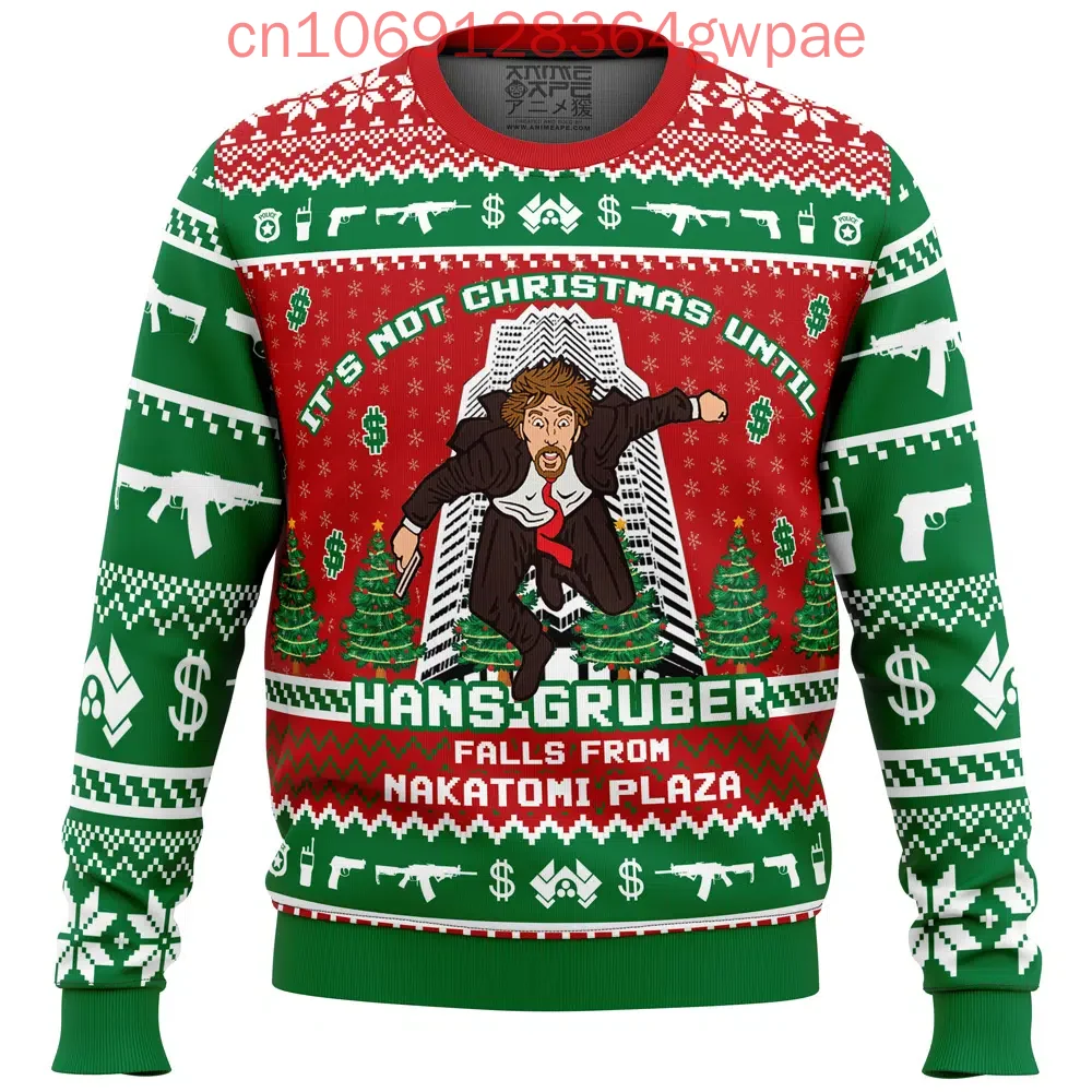 سترة هانز جروبر فال ناكاتومي بلازا داي هارد للرجال والنساء للخريف والشتاء لعيد الميلاد القبيح