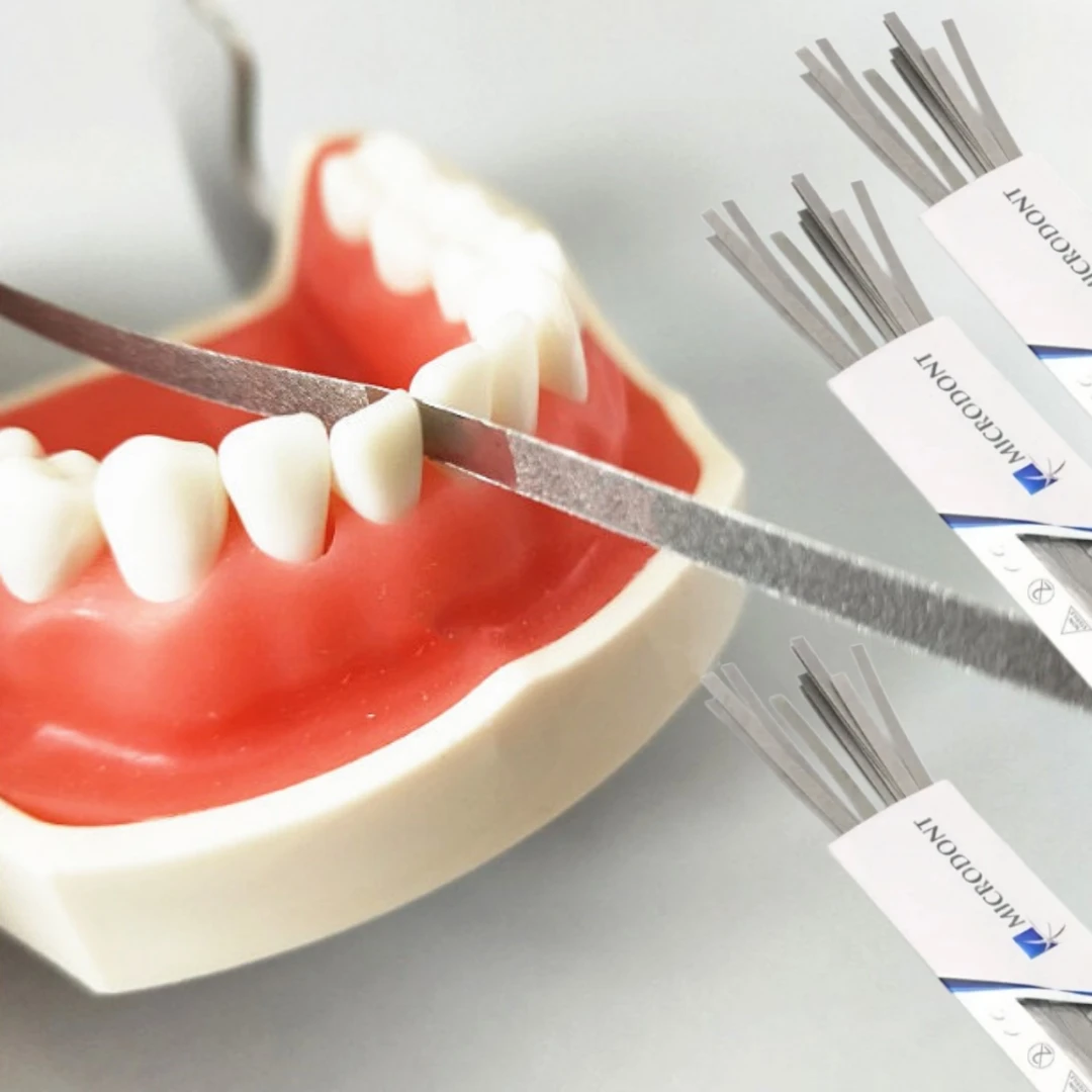 12pcs/pack Dental Metal Polishing Stick Strip with Alumina-Plated polishing Sanding Surface Interproximal Enamel Grinding Strips