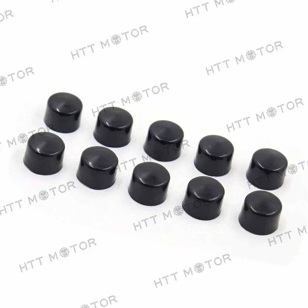 Kit Gaun Tutup Baut Soket Allen 5/16 ''untuk Harley-davidson Misc Hardware 10 Buah Aksesori Motor Aftermarket