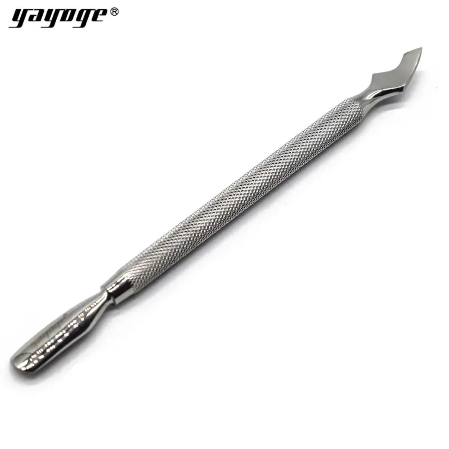 

Yayoge Stainless Nail Cuticle Pusher Double Sided for Manicure - Easily Remove Dead Skin and Push Back Cuticles