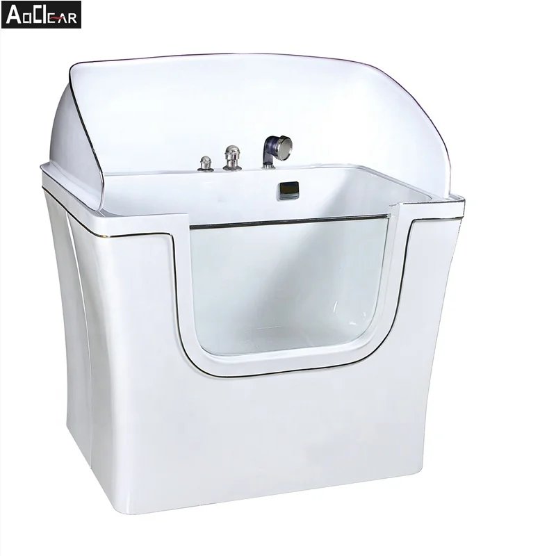 Aokeliya New Breed Hot Sale Acrylic Dog Raised Wash Bath Tub For Home