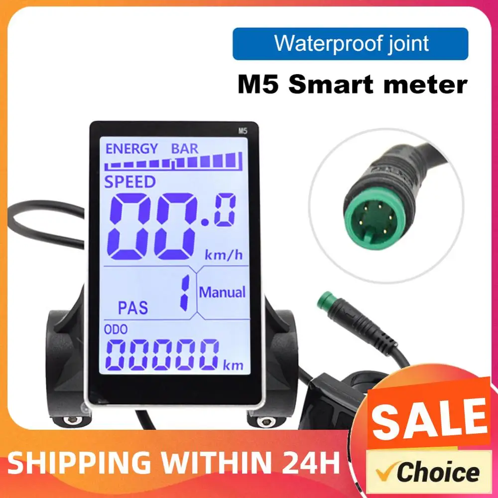 

E Scooter M5 Panel Universal Electric Bike LCD Display Meter Electric Scooter Panel Screen for Mountain Electric Bike Parts