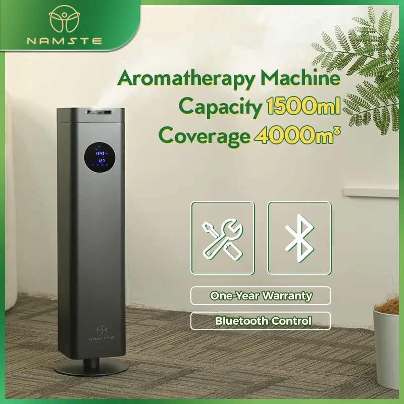 Difusor de fragancia Namste Bluetooth, difusor profesional de columna de Metal de 4000m3 para uso en gimnasio de Hotel, ambientador inteligente para