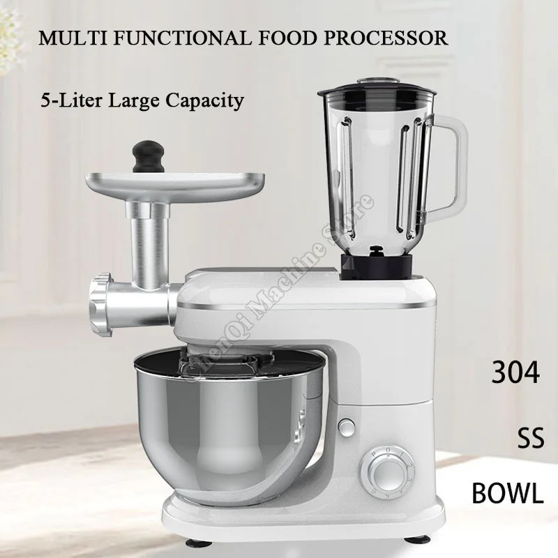 Mélangeur multifonctionnel Chef Machine petite Machine à pétrir domestique mélangeur intégré mélange de viande Machine à pétrir