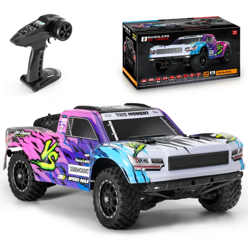 

HBX 3101A Off-road RC Car 1:14 Scale 4WD Brushless Monster Truck High-Speed UDR Professional Remote Control Model Toy for Gift