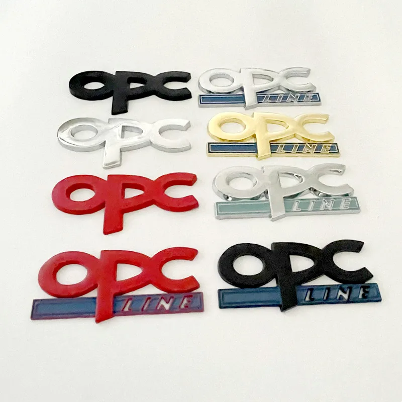 

3D Metal OPC Logo Car Fender Emblem Trunk Badge For Opel Insignia Corsa E Astra H J D Zafira Vectra OPC Line Sticker Accessories