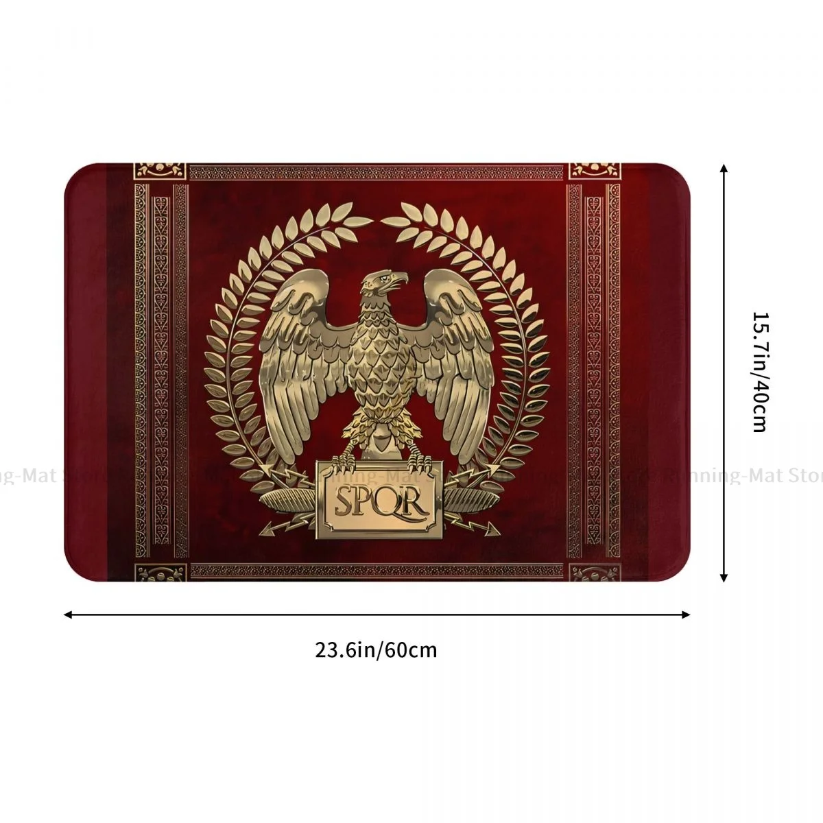 Ancient Romans Bedroom Mat Empire Gold Imperial Eagle Doormat Kitchen Carpet Balcony Rug Home Decor