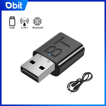 USB Bluetooth Ontvanger Zender Auto Bluetooth 5.0 Audio Adapter TV Computer Draadloze Bluetooth 2-in-1 Converter Plug en Play