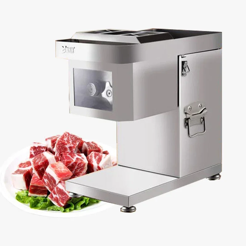 Commercial Meat Slicer Stainless Steel Automatic 1500 W Meat ed Slicer Dicing hine Vege Cutter Grinder
