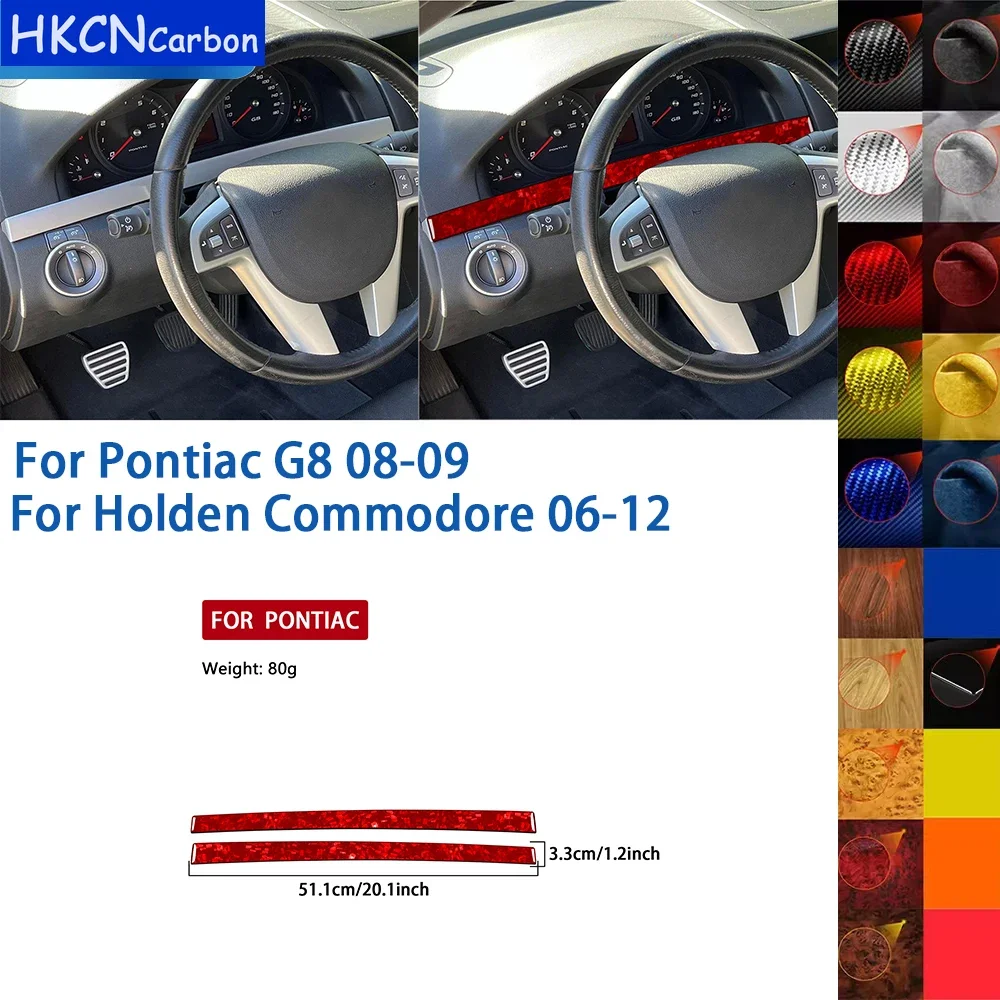

For Pontiac G8 2008-2009 Real Soft Carbon Fiber Trim Sticker Car Interior Console Dashboard Frame Cover Decoration Accessories
