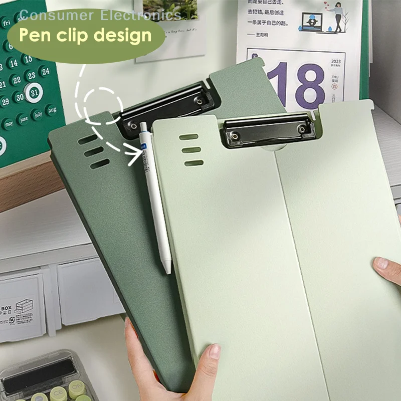 Dual-use Verhical Plale Clamp Multifunction A4 File Folder High Quality folder Storage Organizer School Office Supply