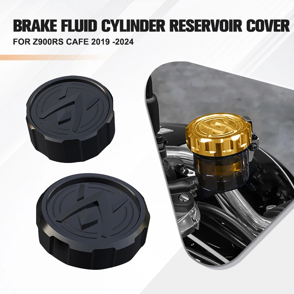 

Z 900RS Motorcycle Front Rear Brake Clutch Fluid Reservoir Cover Caps For Kawasaki Z900RS Cafe 2018 2019 2020 2021 2022 2023