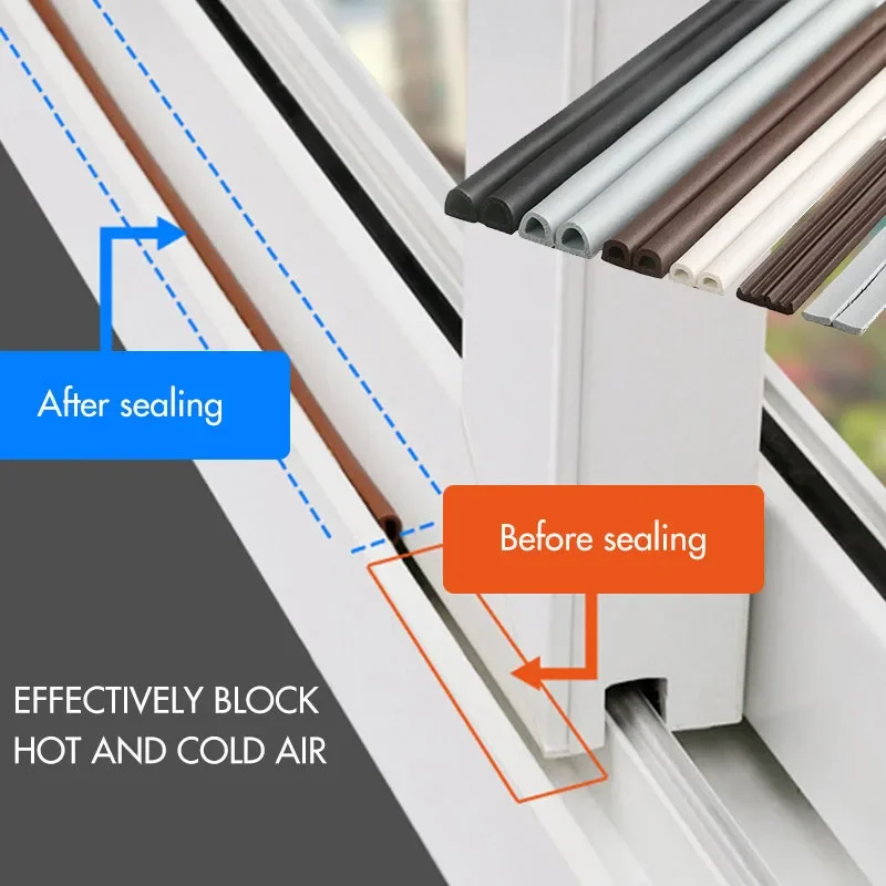 Уплотнительная лента, самоклеящаяся уплотнительная лента типа E/D/P/I для дверей и окон, звукоизоляционная уплотнительная прокладка из резиновой пены, уплотнительная лента для звукоизоляции при столкновениях 10 м Уплотнительная лента, самоклеящаяся уплотнительная лента типа E/D/P/I для дверей и окон, звукоизоляционная уплотнительная прокладка из резиновой пены, уплотнительная лента для звукоизоляции при столкновениях 10 м