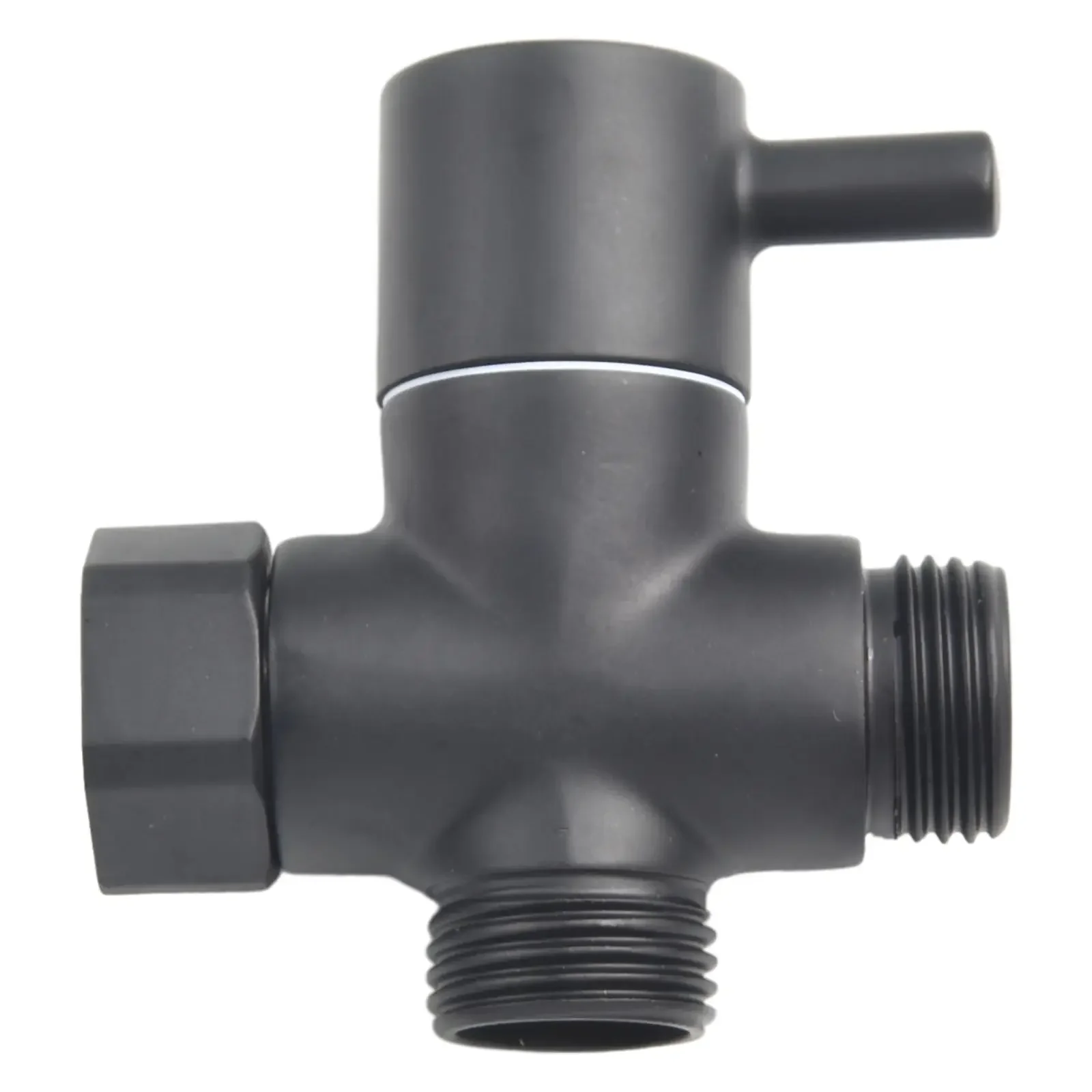 High Quality Excellent Service Life Practical To Use Brand New Diverter Valve 1/2in Female 1/2in Male Black Brass