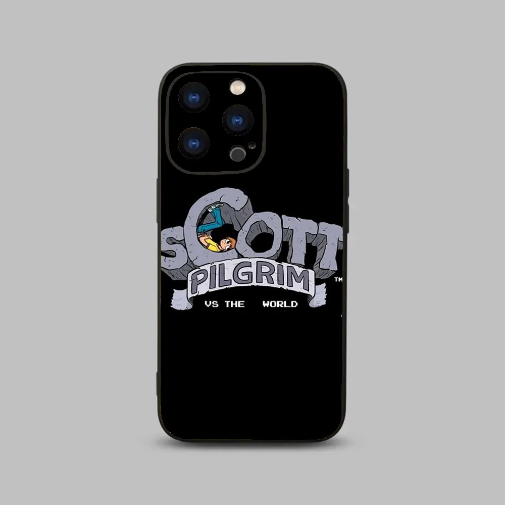 Cartoon Scott Pilgrim Phone Case For Iphone 15 11 13 14 Pro Max 7 8 Plus X Xr Xs Max Se2020 12mini Cover Case