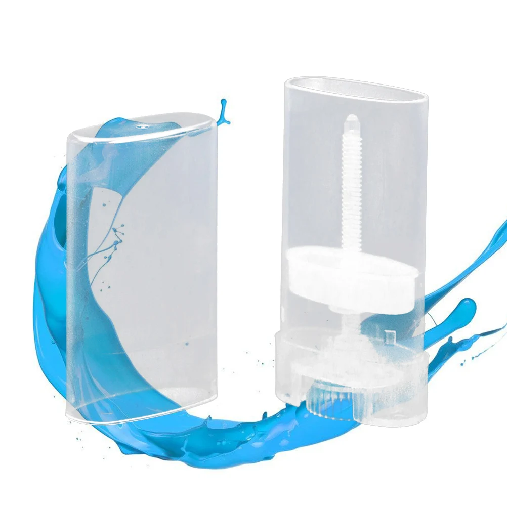 

10pcs Lipstick Tube Empty Clear Lip Balm Container Transparent Powder Tube Portable Lightweight For Travel Deodorant Crayon